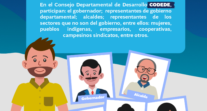 SCEP informe sobra la conformación de los Consejos de Desarrollo a nivel departamental