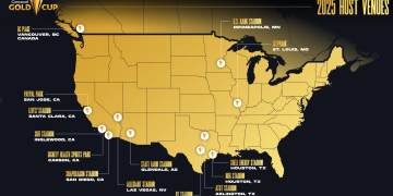 Concacaf revela las sedes oficiales de la Copa Oro 2025