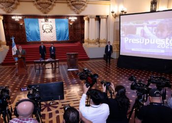 Conferencia de prensa presidente Bernardo Arévalo.