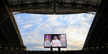 El papa Francisco aparece en su viaje apostólico, que incluyó Singapur. / Foto: EFE.