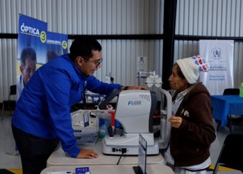El Ministerio de Salud organizó la Feria Integral de Salud en instalaciones de la Fuerza Aérea Guatemalteca. /Foto: MSPAS