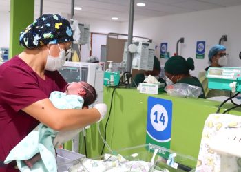 IGSS reabrió sala para atención de neonatos en el Hospital General de Quetzaltenango. / Foto: IGSS.