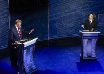 La vicepresidenta de EE. UU. y candidata a la Casa Blanca, Kamala Harris, mantuvo un mejor temple frente a un iracible Donald Trump.