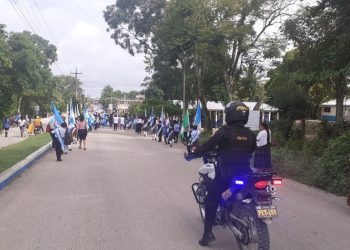 PNC refuerza seguridad en recorridos de fiestas patrias por los 203 años de independencia