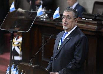 Presidente Arévalo invita a reflexionar sobre el valor de la libertad. / Foto: Álvaro Interiano.