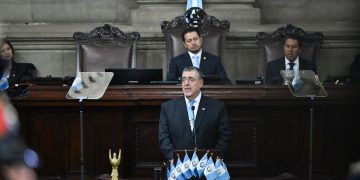 Presidente Bernardo Arévalo en el Congreso de la República