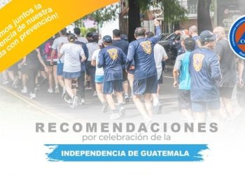 Ante las distintas actividades que se realizarán durante el mes de independencia, la SE-Conred pide tomar en cuenta las siguientes recomendaciones. / Foto: Conred.