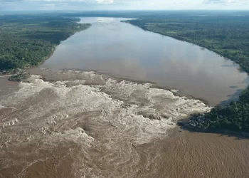 Río Madeira, el principal afluente del Amazonas. / Foto: AGUAS AMAZÓNICAS.