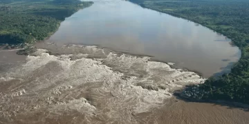 Río Madeira, el principal afluente del Amazonas. / Foto: AGUAS AMAZÓNICAS.