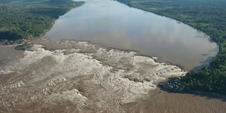 Río Madeira, el principal afluente del Amazonas. / Foto: AGUAS AMAZÓNICAS.