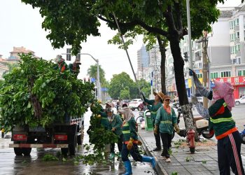 Supertifón Yagi causó daños a su llegada a la ciudad de Wenchang, en el mar de China Meridional. Este es el más fuerte de la temporada.