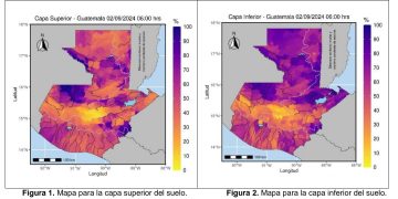 Insivumeh informa sobre la saturación de los suelos en varios municipios de Huehuetenango, Chiquimula, Quiche, Izabal y Petén. / Foto: Insivumeh.