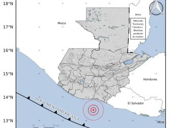 Epicentro en el océano Pacífico