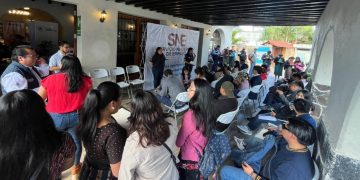 La feria de empleo busca brindar oportunidades de trabajo digno a los guatemaltecos. /Foto: Mintrab.