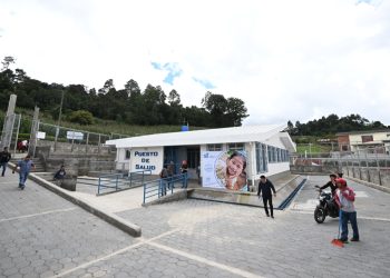 Puesto de Salud en la aldea Chugüexá en Chichicastenango, Quiché. /Foto: Byron de la Cruz.