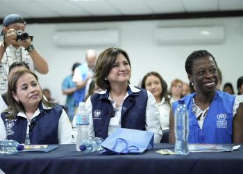 Vicepresidenta en Ciudades Solidarias, en Izabal. / Foto: Vicepresidencia de la República.