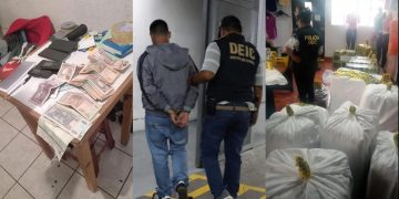 Capturan a hombre con mercadería robada en allanamiento en la zona 3