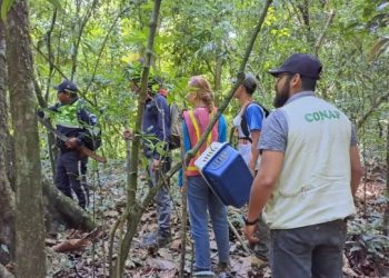 Conap sigue realizando inspecciones en volcanes. / Foto: Conap.