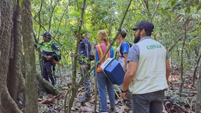 Conap sigue realizando inspecciones en volcanes. / Foto: Conap.