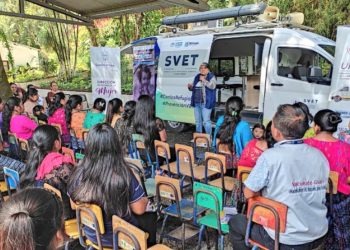 Madres de Alta Verapaz conocieron medidas de prevención de delitos VET. /Foto: SVET.