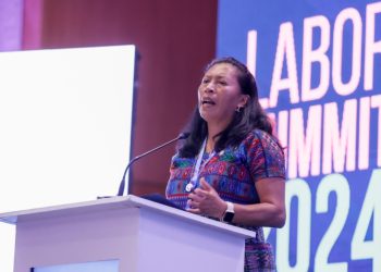 La ministra de Trabajo participó en el Labor Summit 2024. /Foto: Mintrab.