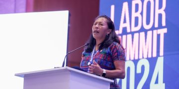 La ministra de Trabajo participó en el Labor Summit 2024. /Foto: Mintrab.