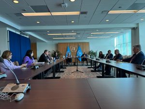 Delegaciones de Guatemala y de la Secretaría General de la ONU. / Foto: ONU.