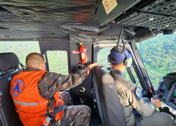 Ejército realiza vuelos de reconocimiento ante el descenso de lahares