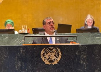 Presidente Arévalo durante el 79 periodo de sesiones de la Asamblea General de las Naciones Unidas. /Foto: Gobierno de Guatemala.