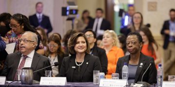 La vicepresidenta Herrera participó en la II Conferencia Nacional de Ciudades Solidarias. /Foto: Dickéns Zamora.