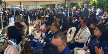Alumnos de Sololá participan en acto cívico en el marco de independencia nacional
