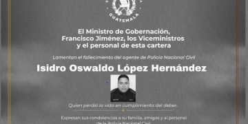 Agente Isidro López Hernández. López Hernández fue víctima de un asalto armado mientras protegía los derechos y la vida de los ciudadanos. / Foto: PNC.