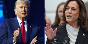 Donald Trump y Kamala Harris, candidatos a la presidencia estadounidense. / Foto: EFE.