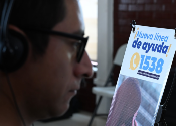 1538, línea contra las adicciones de SECCATID. / Foto: Byron de la Cruz.