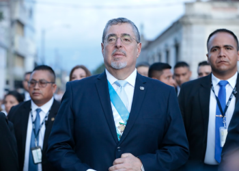 Presidente Arévalo insta a vigilar el proceso de conformación de cortes de justicia. / Foto: Daniel Ordóñez, SCSP.