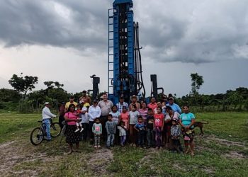Inauguran proyecto de agua potable en El Obraje, Monjas, Jalapa