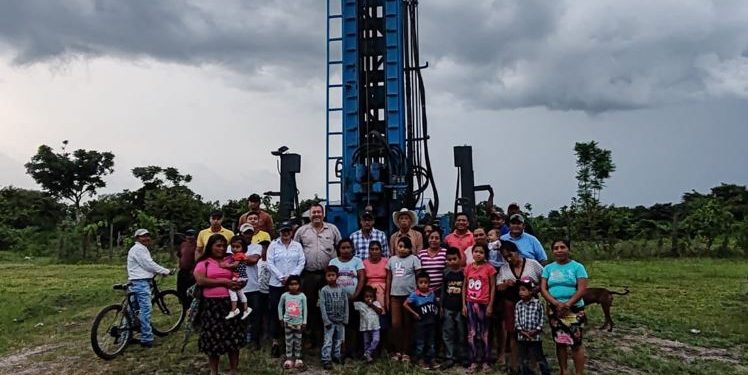Inauguran proyecto de agua potable en El Obraje, Monjas, Jalapa