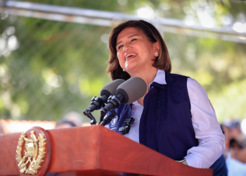 Vicepresidenta Herrera en lanzamiento del censo en Jutiapa. / Foto: Gilber García.