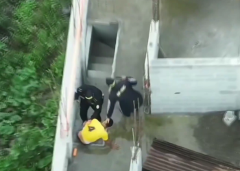 La PNC logró la captura de un presunto violador gracias al apoyo de un dron.