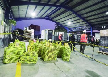 Incautación de cocaína en 2024 supera en 210 % a la de 2023