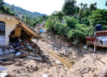 Impacto del huracán John en México. / Foto: EFE.