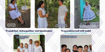 Los afiches son preparados para la autoidentificación de idiomas Garífuna e Itza´. / Foto: cortesía Codisra