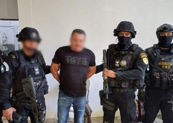 Alias "Abelardo" fue capturado en Huehuetenango con fines de extradición a Estados Unidos. / Foto: PNC.