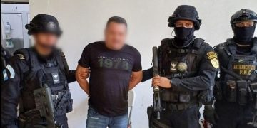 Alias "Abelardo" fue capturado en Huehuetenango con fines de extradición a Estados Unidos. / Foto: PNC.