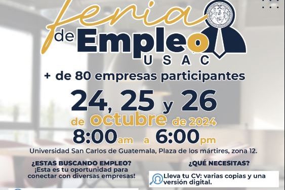 Anuncian primera feria del empleo en la Universidad de San Carlos