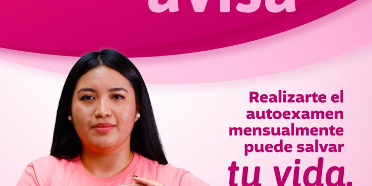 El autoexamen es la prevención del cáncer de mama. / Foto: MSPAS.