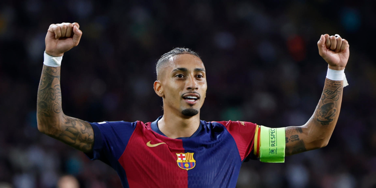 La curiosa casualidad del triplete de Raphinha que hace soñar al Barcelona con la Champions
