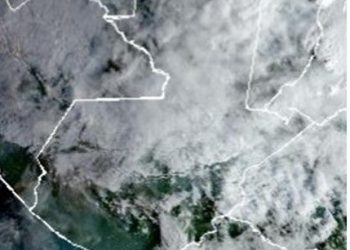 Insivumeh prevé ambiente húmedo, viento norte acelerado y nublados o lluvias en la mayor parte del país. / Foto: Insivumeh.