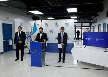 Conferencia de prensa en el Hospital San Juan de Dios
