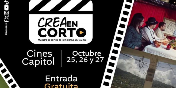 El Ministerio de Cultura y Deportes te invita a asistir a las proyecciones y talleres de cine en Crea en Corto, en el Centro Comercial Capitol. / Foto: MCD.